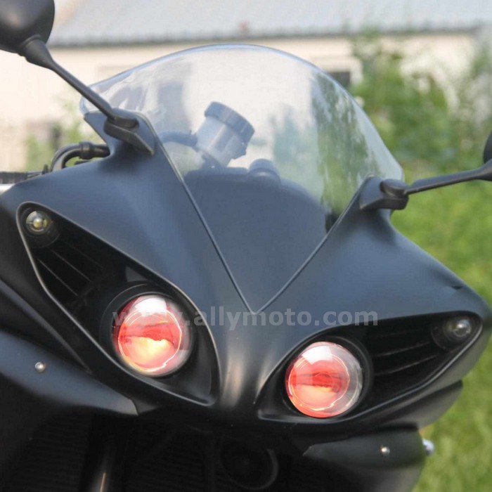055 Hid Custom Headlight Yamaha Yzf R1 2009-2011 Red Demon Eyes-2 055 Hid Custom Headlight Yamaha Yzf R1 2009-2011 Red Demon Eyes-2